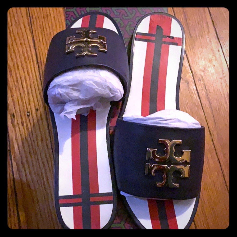 Like New Tory Burch Logo Slides